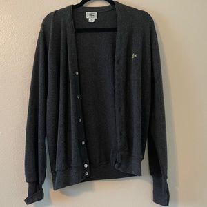 Lacoste Medium Grey Cardigan